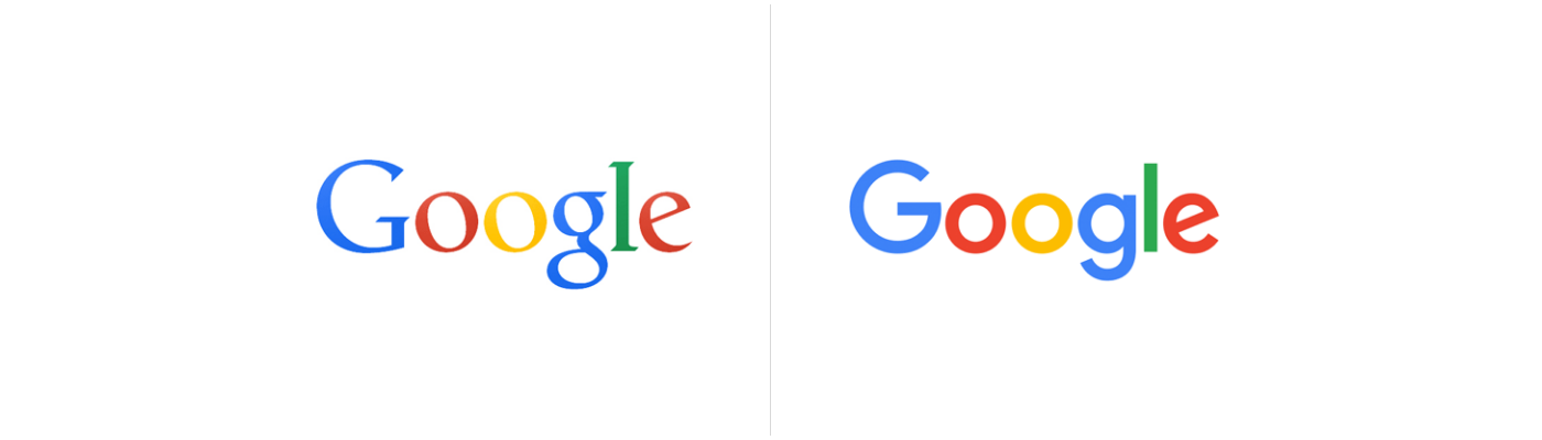 Google 新舊logo Google 新舊logo