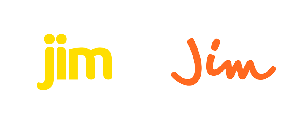 Jim電視臺新舊logo