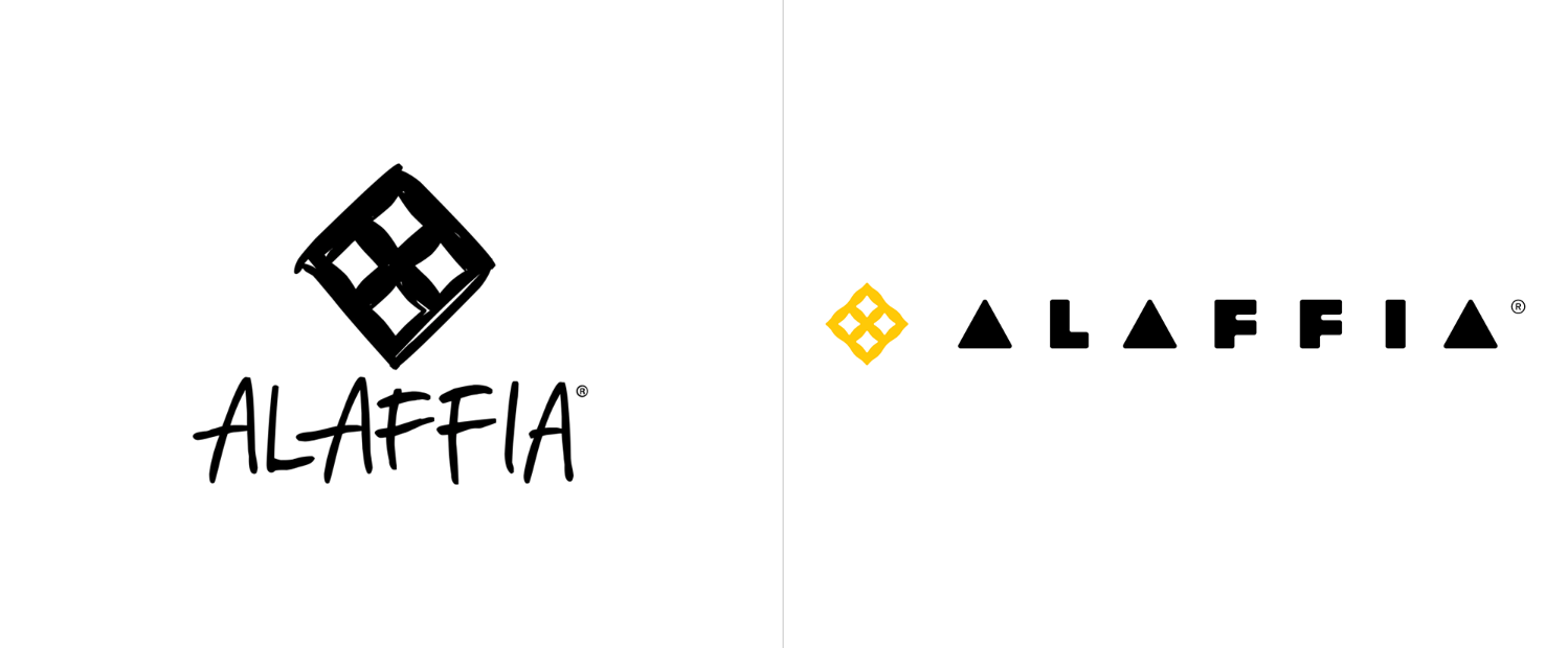 Alaffia美容品牌標(biāo)志設(shè)計新舊